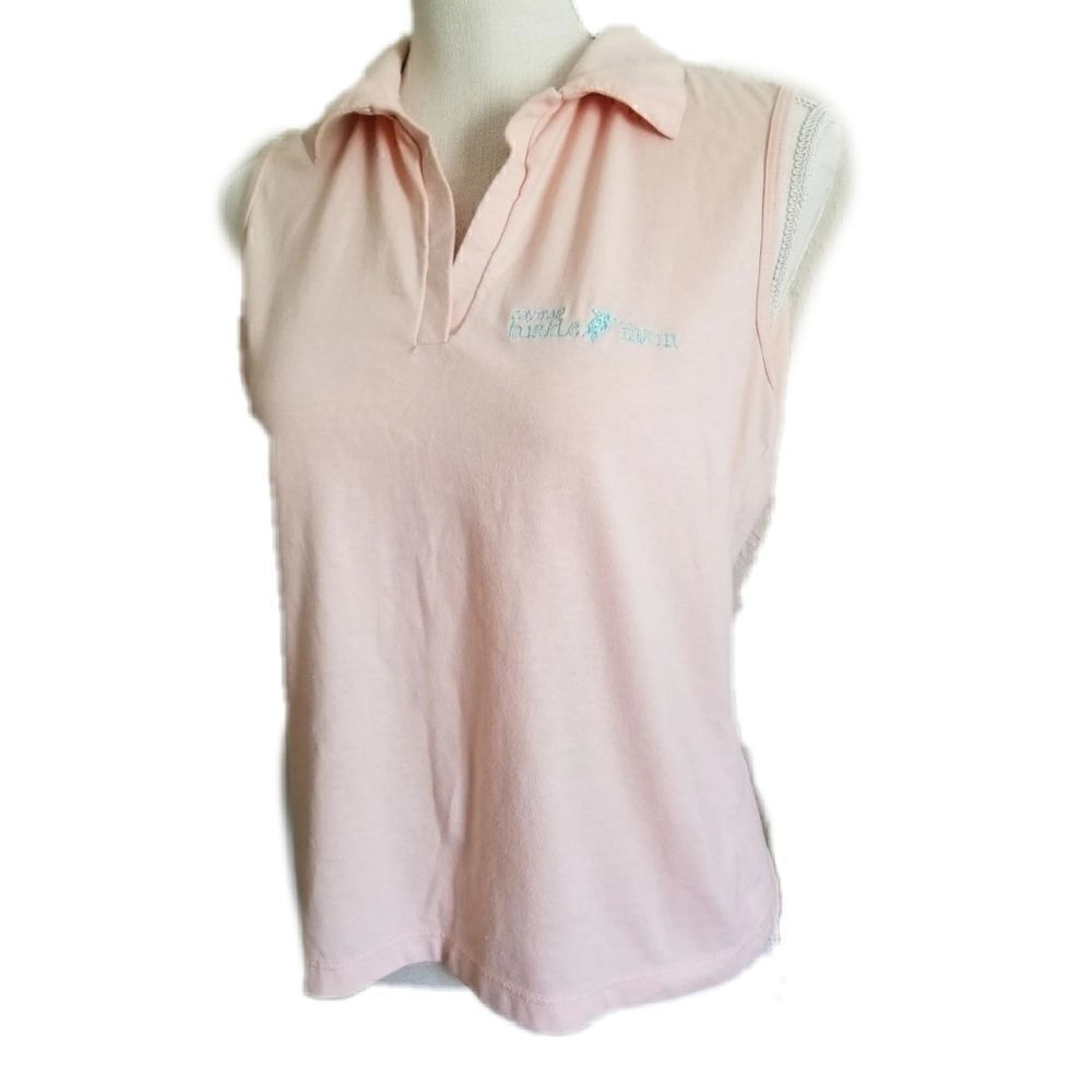 Cayman turtle farm vintage collared tank top light